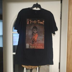 New Trick R Treat Meet Sam Black Shirt Size Adult L
